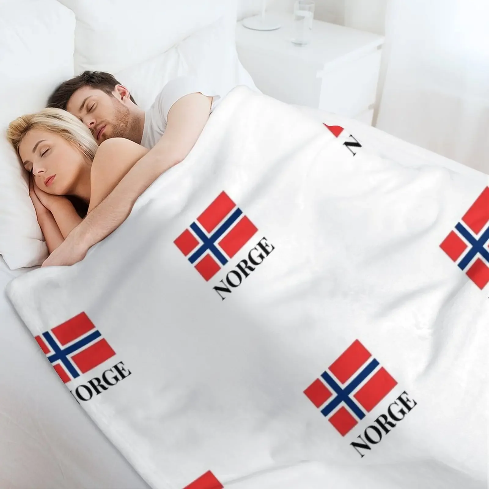 Фото Плед Norge Norway для путешествий, уютное одеяло для самолета и поезда №4