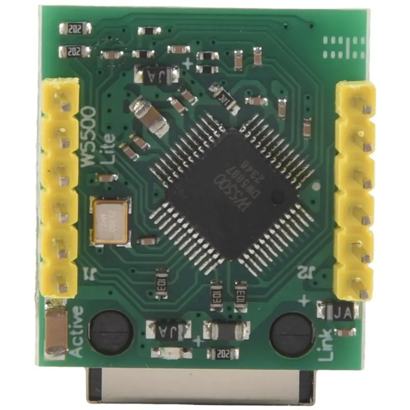 Фото 10X W5500 Ethernet-модуль с интерфейсом SPI, совместимый с протоколами Ethernet/TCP/IP, модель Wiz820io-B12B №5