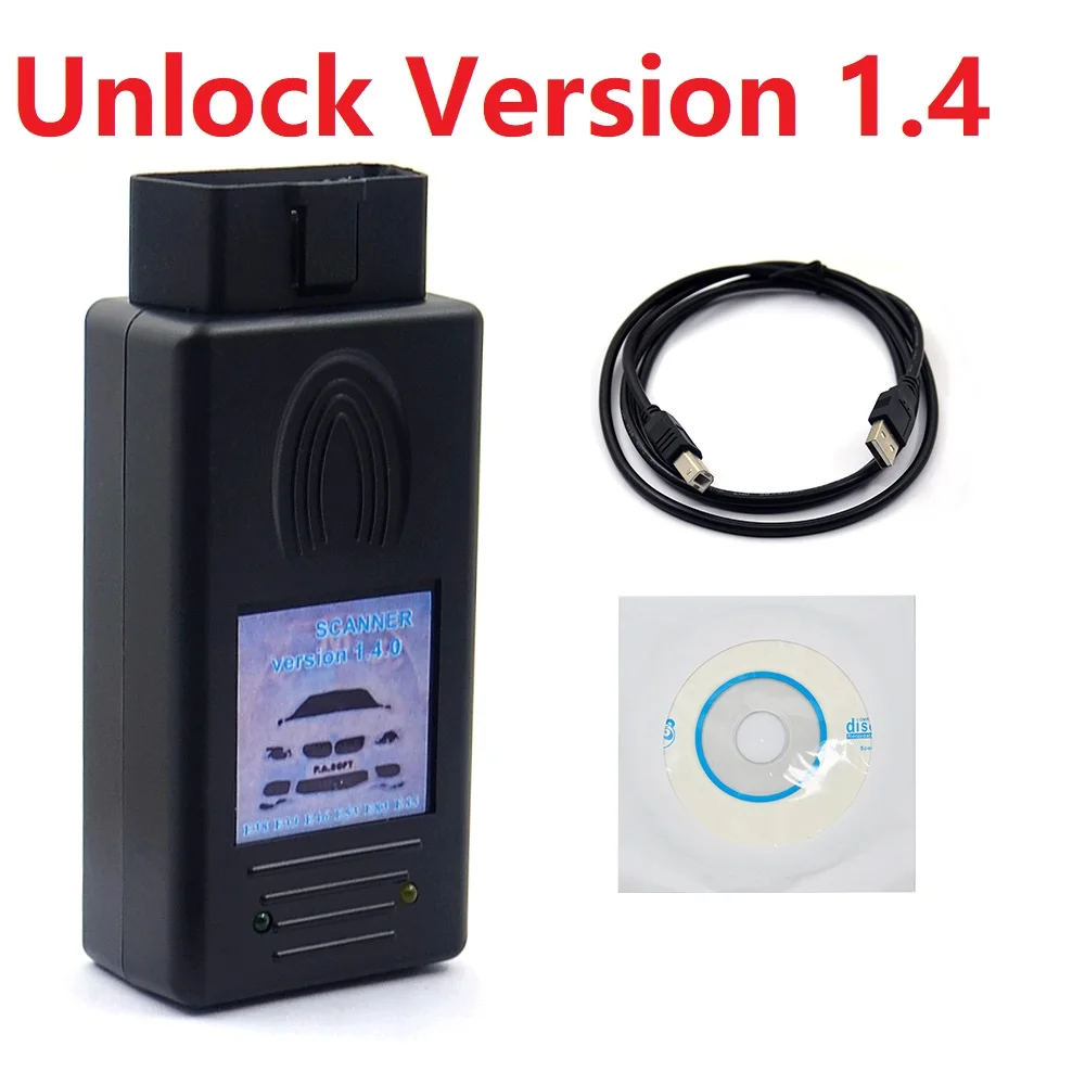 

USB Diagnostic Interface ForBMW Scanner V1.4.0 FTDI Chip OBD2 Multi-Function Unlock Version 1.40 Scanner fast Shipping