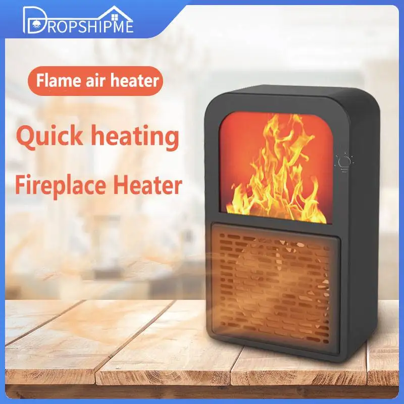 

Dropshipme Mini Heating Electric Heater for Room Office Desktop Warmer Machine Safety Silent Fast Heat Thermostat Hom