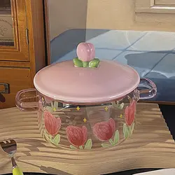 Стеклянная кастрюля