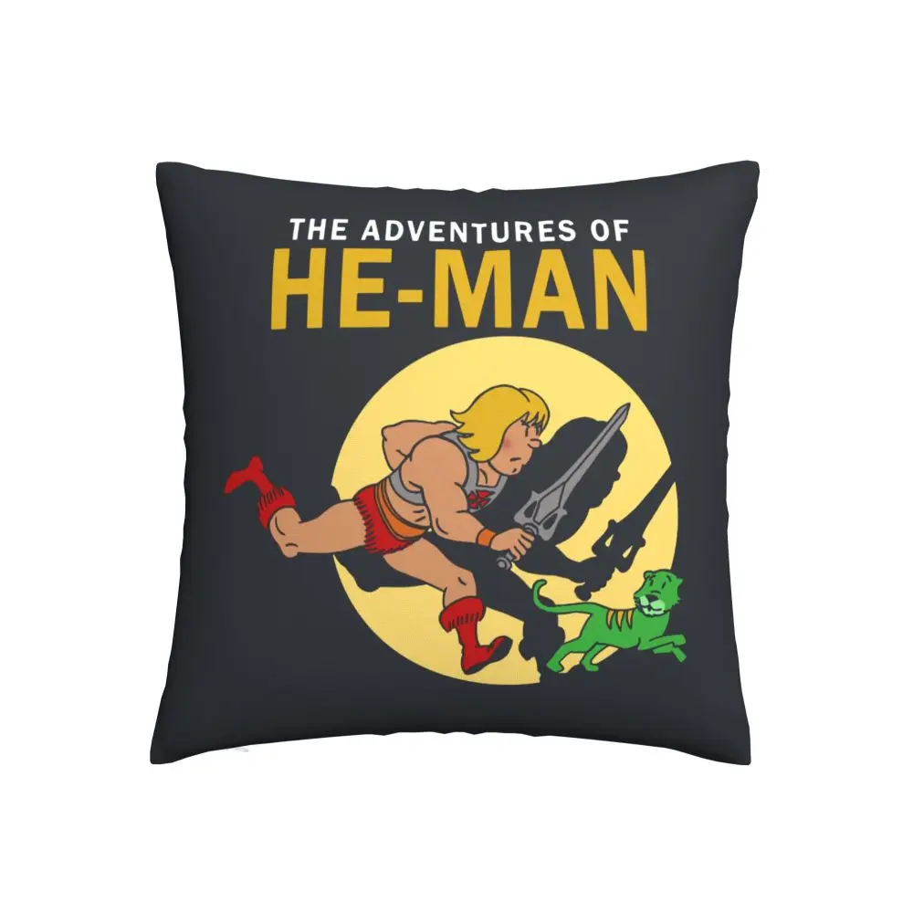 

Tintin Cosplay чехол для подушки из полиэстера He-Man and the Masters of the Universe Sofa Garden декоративный многоразовый Декор Cojines