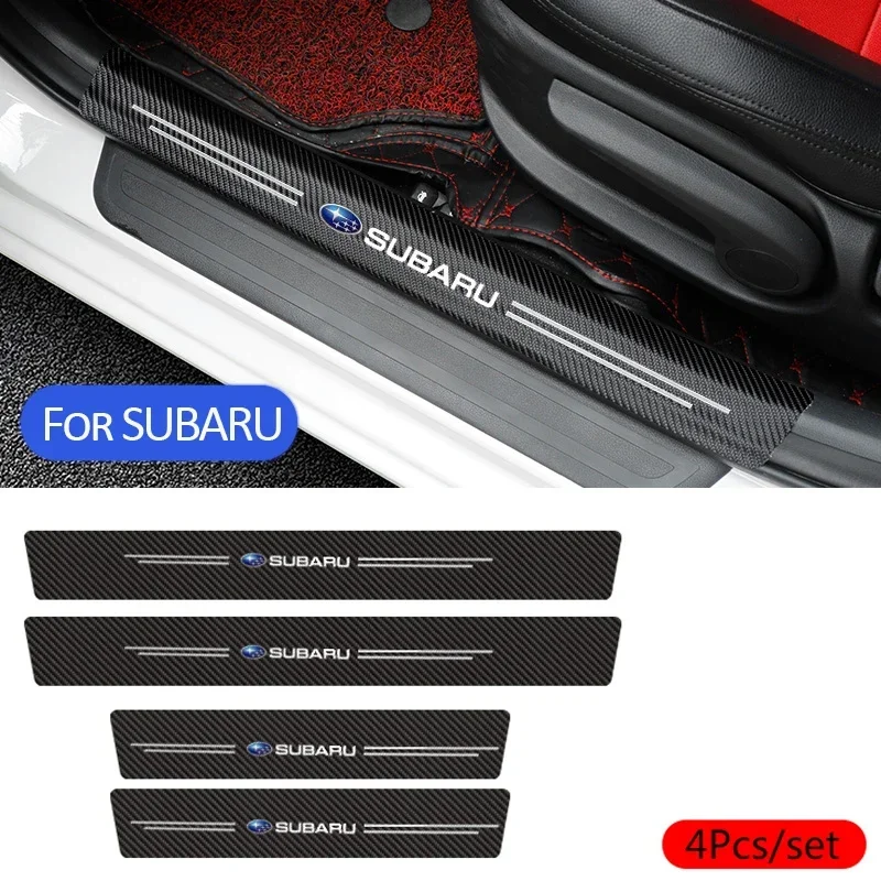 

Защитная полоса на порог автомобиля, наклейка на порог, наклейки для Subaru ASCENT BRZ FORESTER IMPREZA LEGACY LEVORG OUTBACK STI TRIBECA
