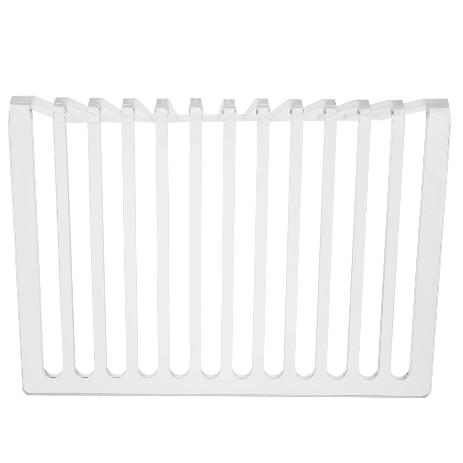 

Rack File Organizer Desktop Display Holder Book Storage Desk Record Stand Metal Magazine Triangle Folder Vinyl Office Shelf Slot