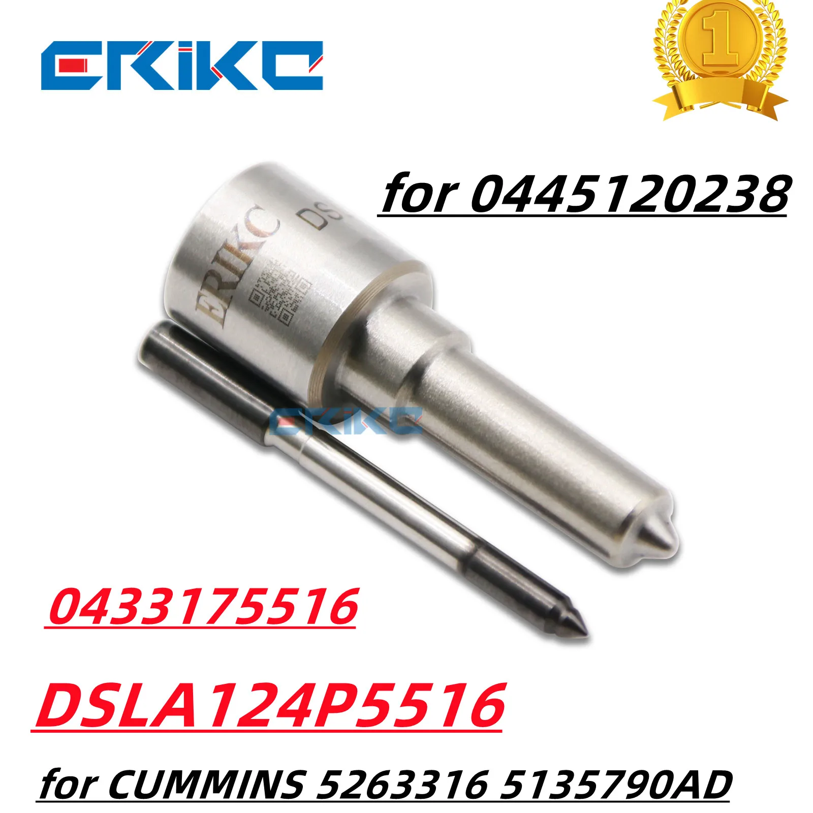 Форсунка топливного инжектора DSLA124P5516 0433175516 для CUMMINS 5263316 5135790AD 0 445 120 238 0986435505 0445120238