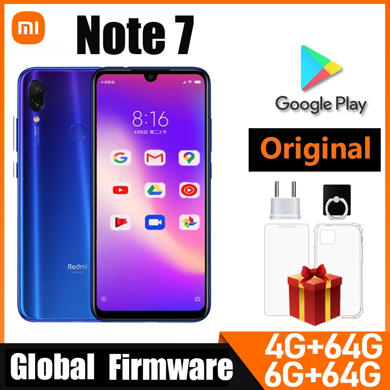 Смартфон Xiaomi Redmi Note 7 4/64ГБ 6/64ГБ б/у