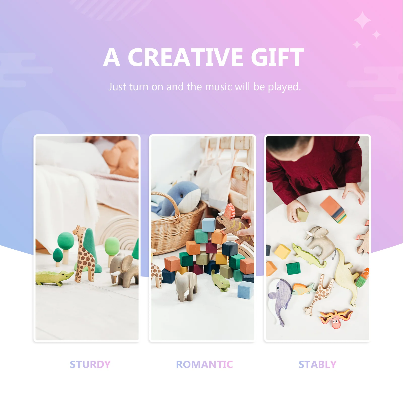 Фото Снежный шар Единорог Музыкальная шкатулка Подарок Хрустальный