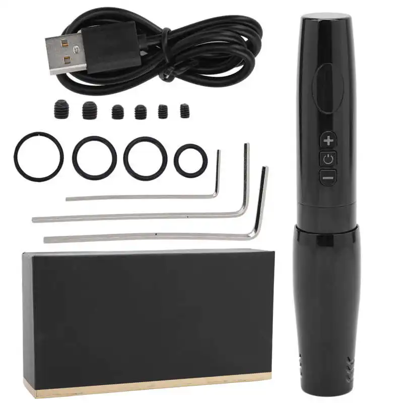 

Cordless Rotary Tattoo Pen Coreless Motor Shader Liner LCD Screen Tattoo Power Supply Machine Pen