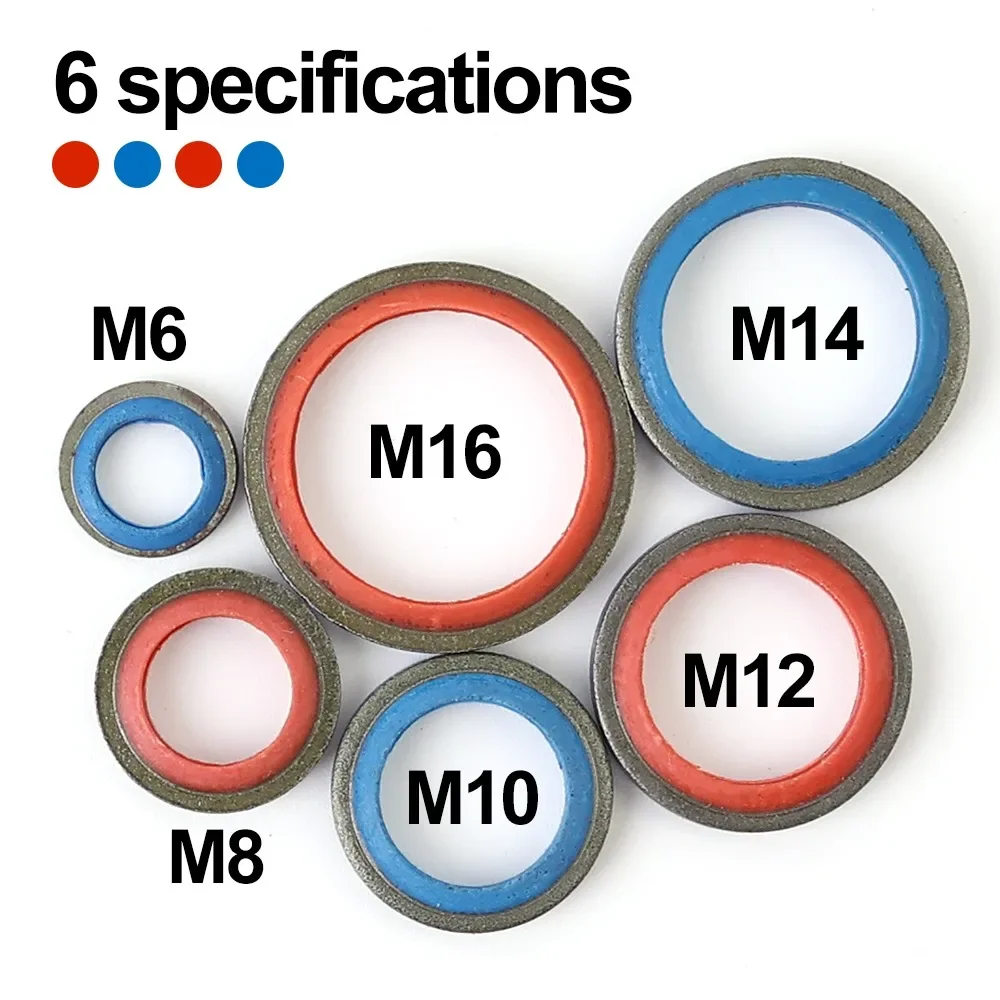 Прокладка сливной пробки масла автомобиля Комбинированная прокладка двигателя