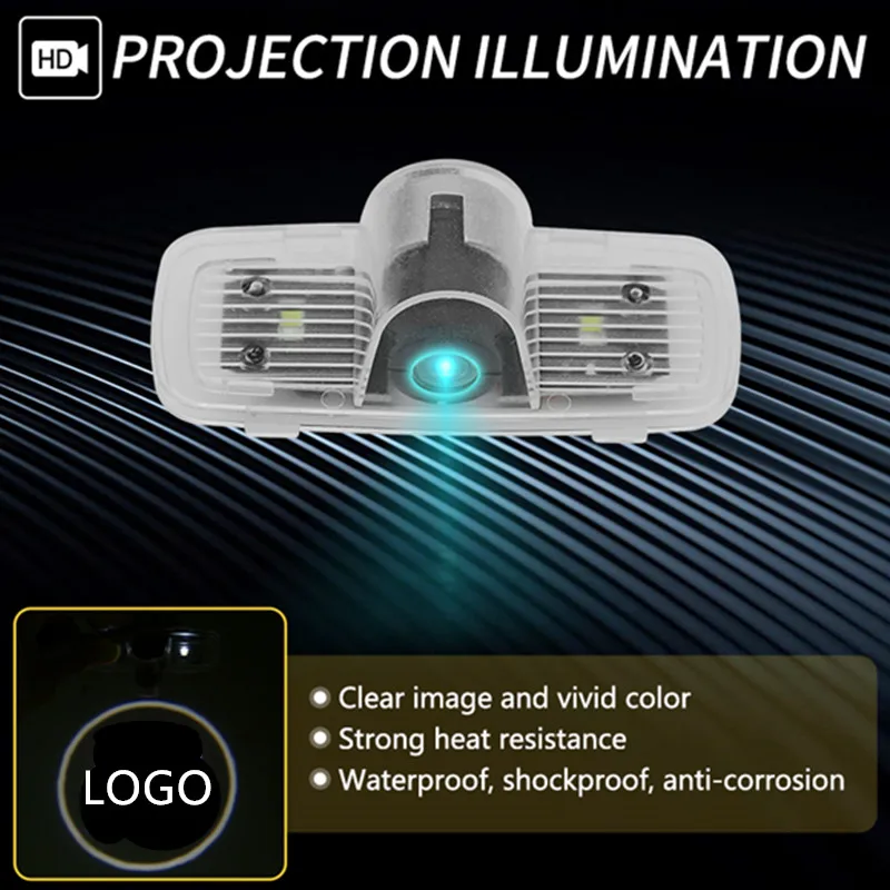 Светодиодный ная лампа для двери автомобиля люстра с логотипом ACCORD Honda Accord 2003-2007