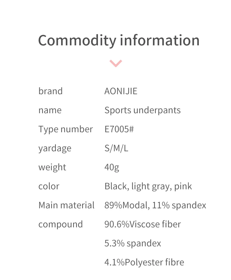 AONIJIE 3Pcs/Set E7005 Women Sport Quick Drying Underwear Breathable Female Boxer Micro Modal Briefs Mixed Color