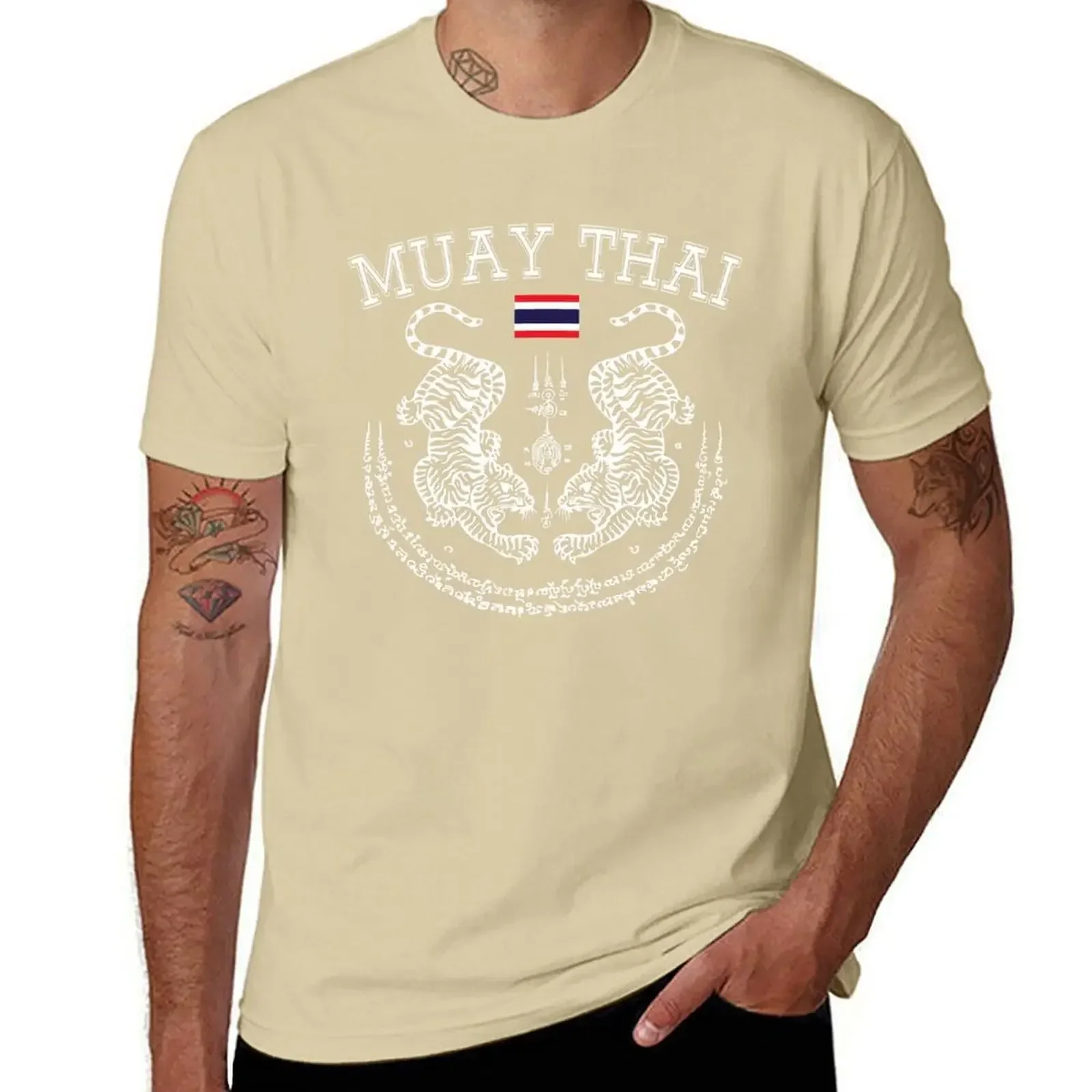 Graphics funnys футболка с коротким рукавом мужские футболки рисунком аниме Муай Тай