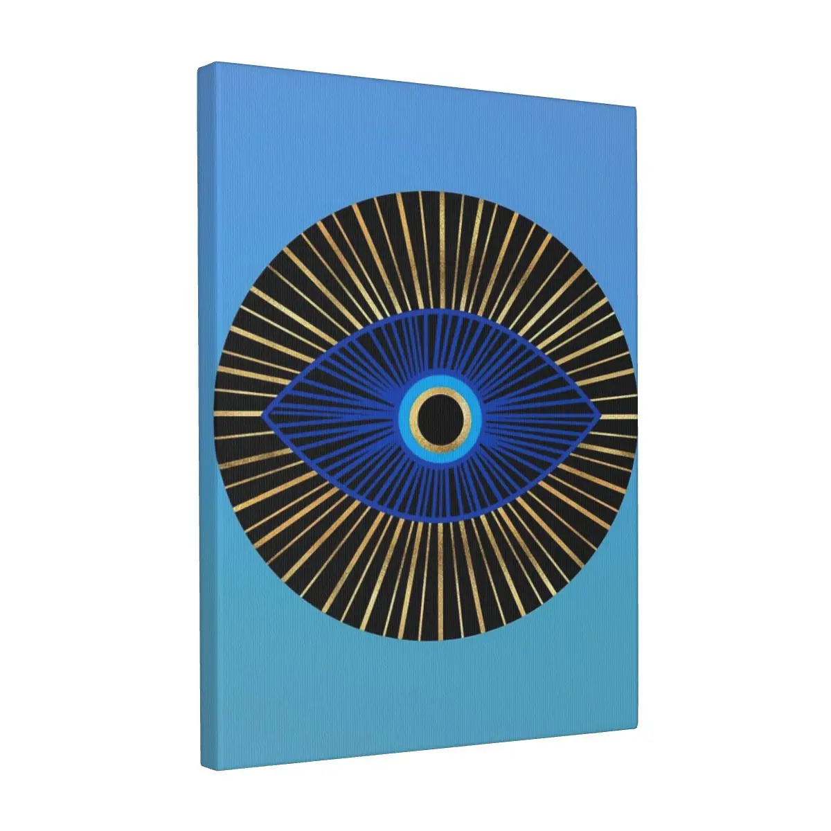 Сглаз защиты синее золото всевидящий глаз высококачественные холсты безрамные