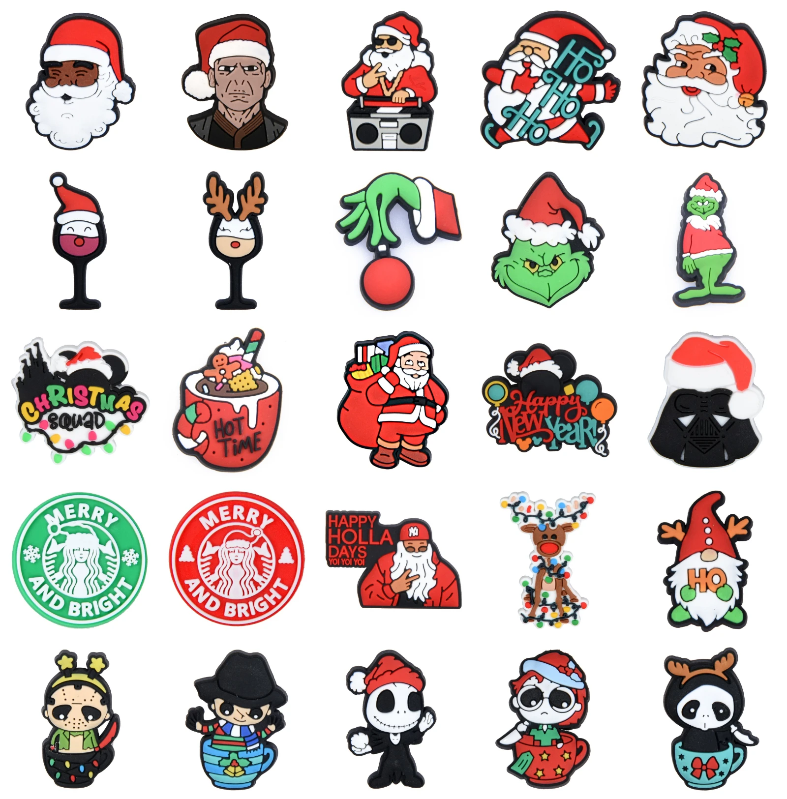 Новое поступление Рождественские Подвески JIBZ из ПВХ украшение сделай сам