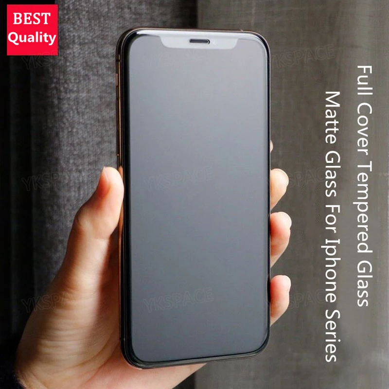 3PCS Best Quality Matte Screen Protector for iPhone 14 13 12 11 Pro MaX X XS MA 8 7 6Plus SE2020 Tempered Glass Anti Fingerprint
