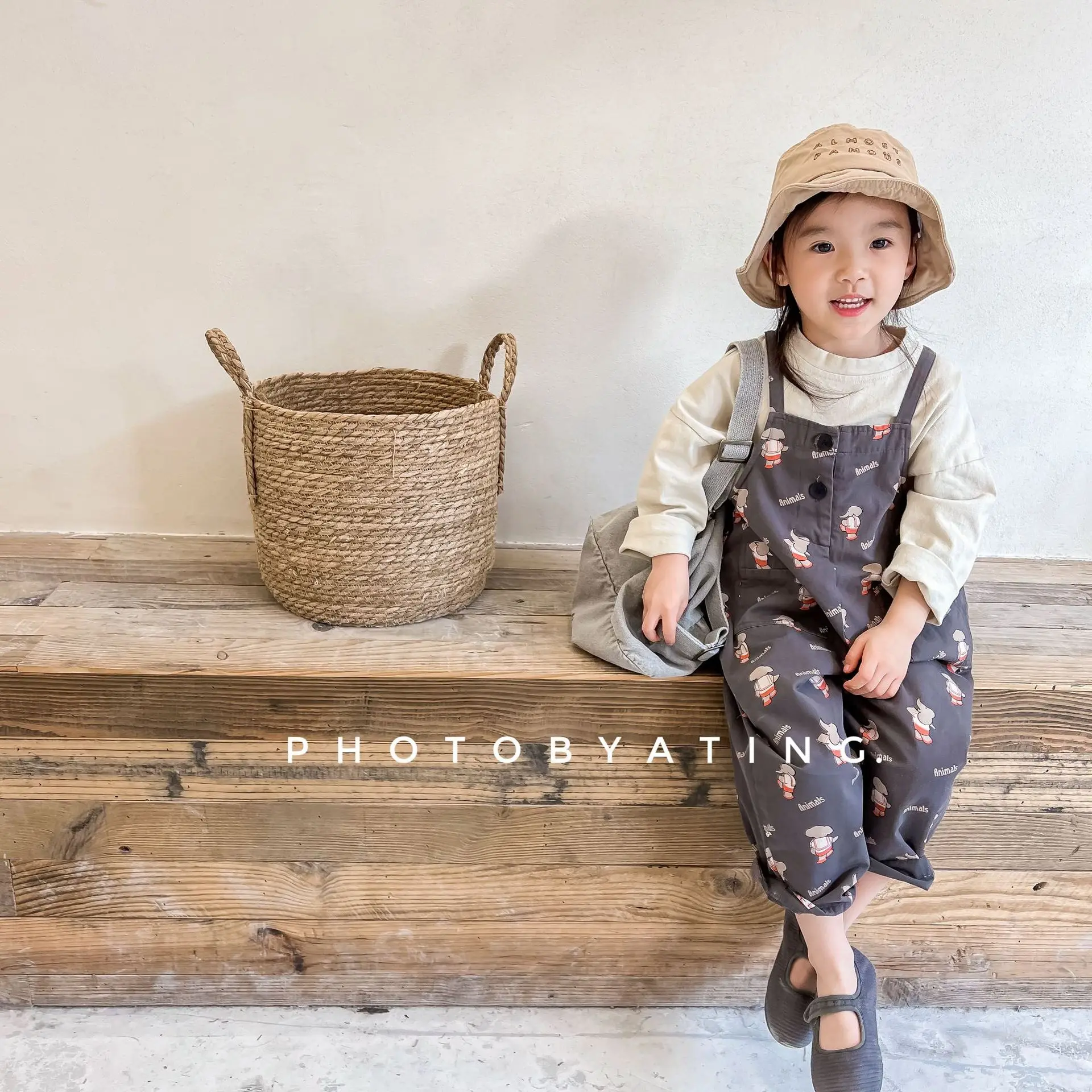

2022 Spring Summer Kids Overalls Clothes Fashion Baby Girls Jumpsuit Korean Boys Sleeveless Loose Pants Children Casual Clothes