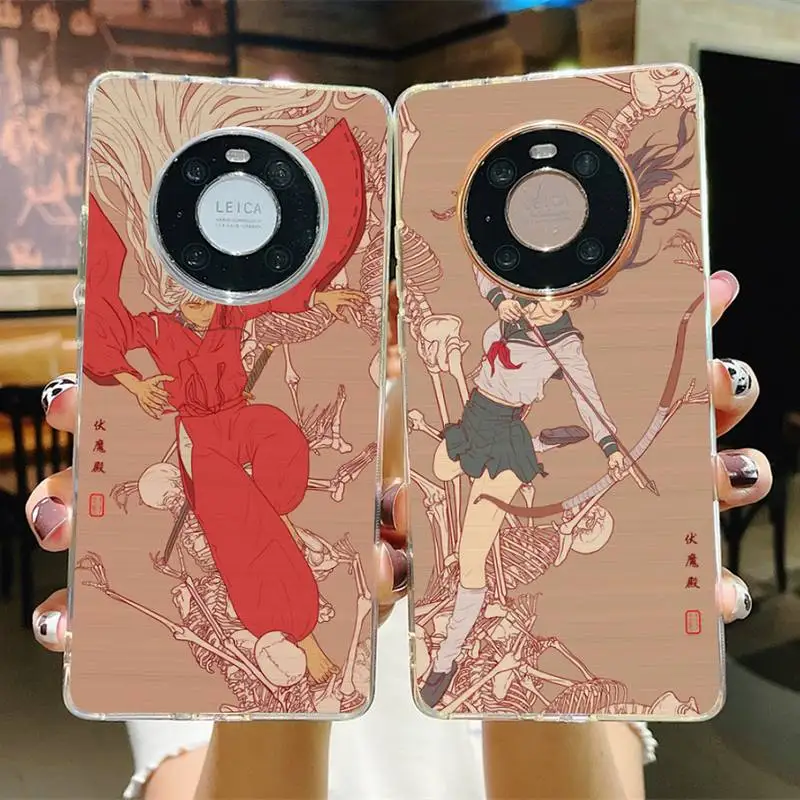 

Anime Japan Cartoon Inuyasha Phone Case for Samsung S21 A10 for Redmi Note 7 9 for Huawei P30Pro Honor 8X 10i cover