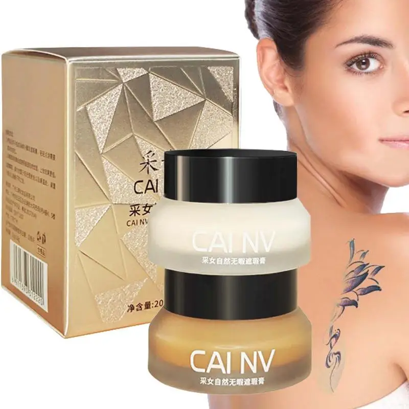 

Scar Cover Up Concealer Waterproof Professional Tattoo Concealer Set Of 2 Professional Tattoos Makeup Waterproof For Dark Spots