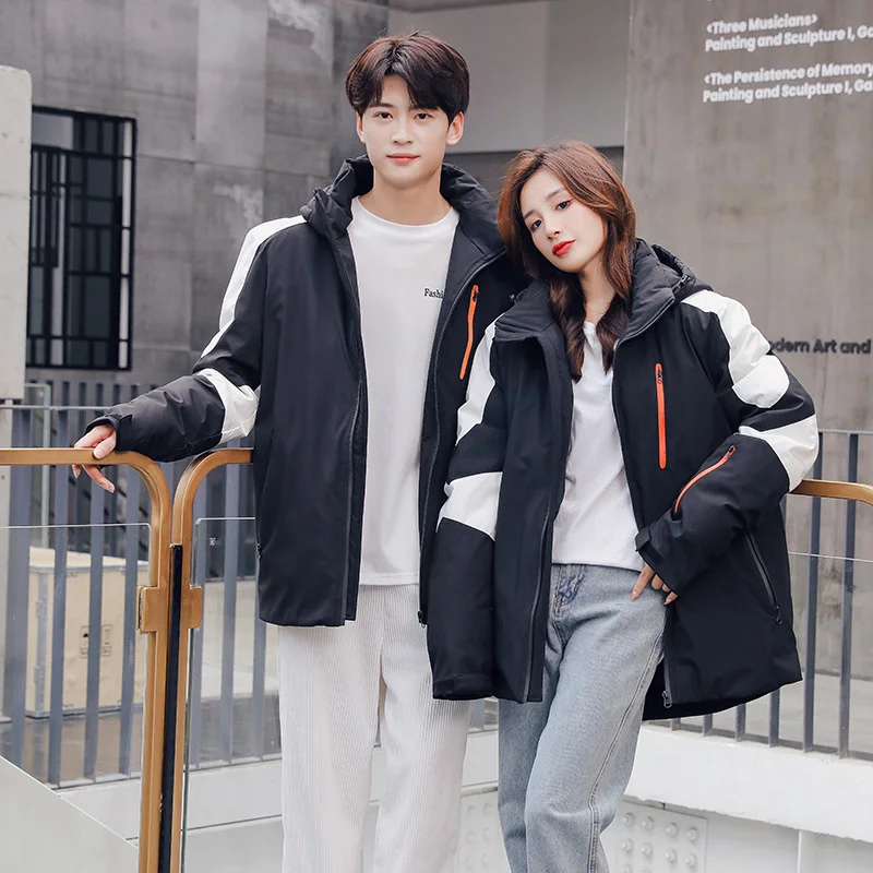 

2023 New Ama N Same Style Couple Fashion Heavy White Duck Down Coat in Winter