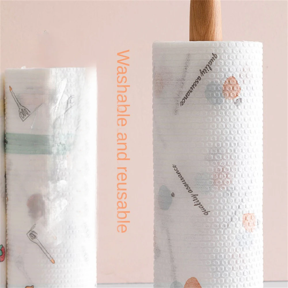 

Oil Absorbing Table Cleaning Cloth Kitchen Paper Towel Kitchen Removal Cleaning Rag Wet And Dry Universal Dish Washing Cloth