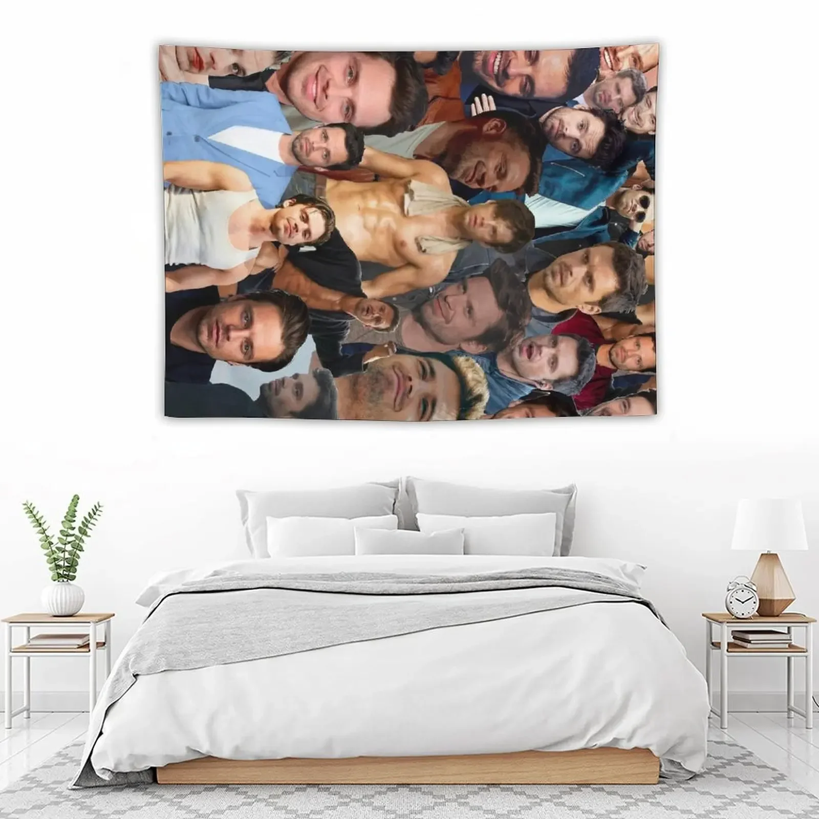 Себастьян Стэн фото коллаж гобелен настенный Декор украшение для дома с