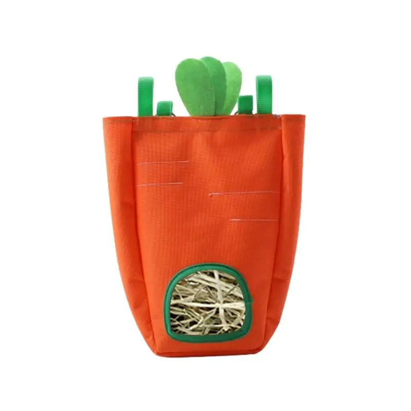 

Hay Bag Hanging Pouch Feeder Holder Feeding Dispenser Container For Rabbit Bunny Chinchilla Guinea Pig Small Animals Pet
