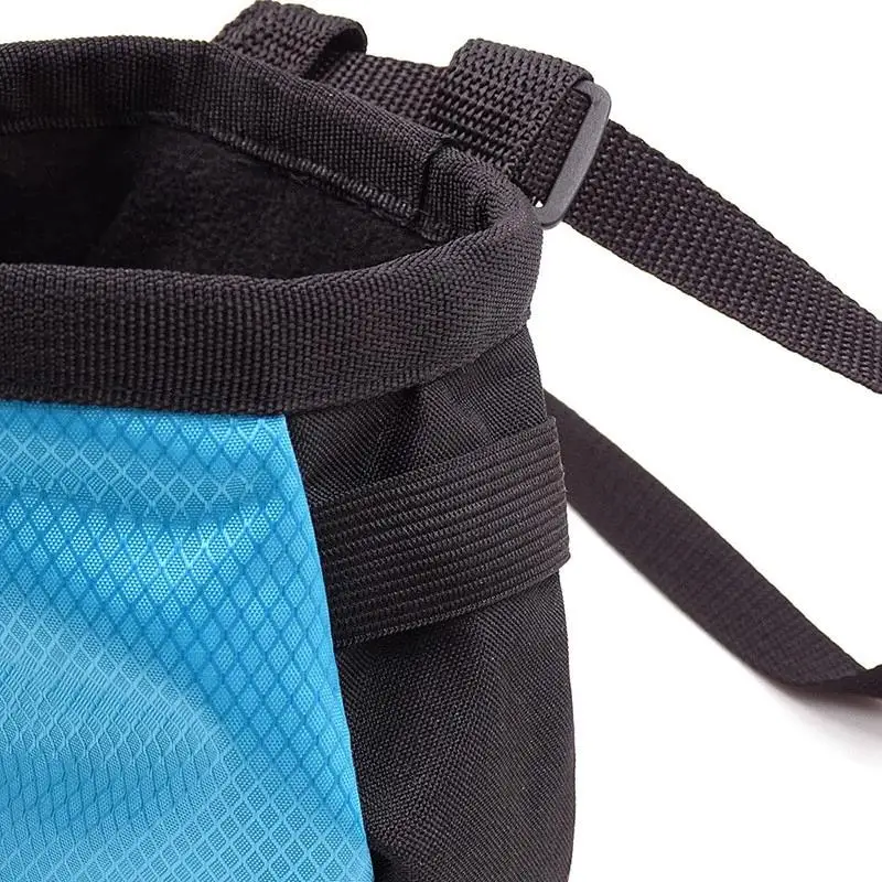 1pcs Climbing Gym Magnesium Powder Storage Adjustable Waist Belt Nonslip Chalk Bag Bouldering Gymnastics Weightlifting Pouch