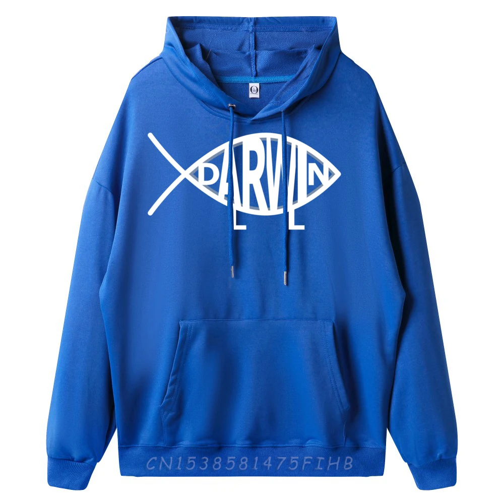 Винтажные толстовки Darwinian Christian Fish Evolution повседневная уличная одежда мужские топы