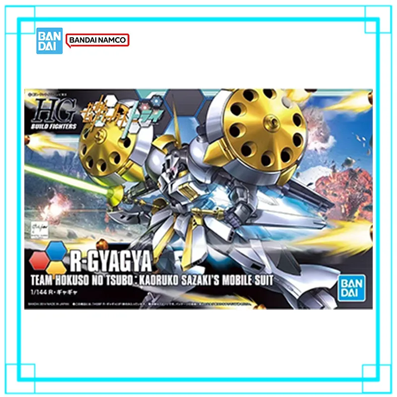 Фото Оригинальный набор для сборки модели Gundam HG 1/144 R-Gyagya TEAM HOKUSO NO TSUBO от Bandai, украшение, аниме-фигурка, игрушка для сборки, подарок для мальчиков. №2