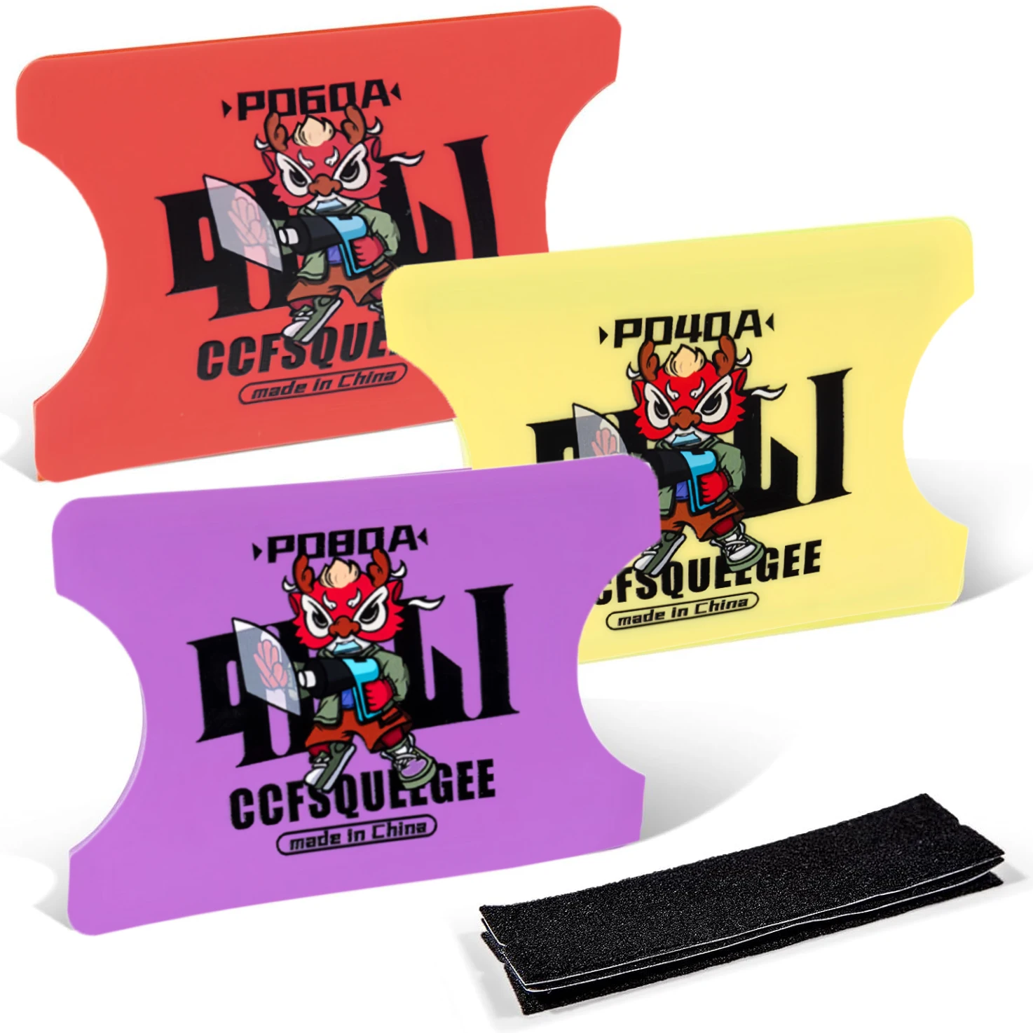 3 шт., набор инструментов для автомобильной виниловой упаковки, скребок с войлочными краями, пластиковый скребок, наклейки для обоев, пленки, инструменты для установки тонировки окон