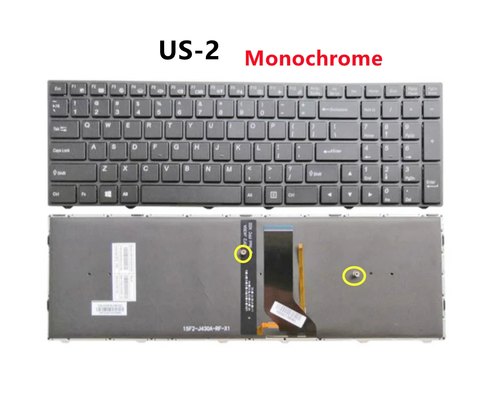 Новая Оригинальная клавиатура для ноутбука с RGB/монохромной подсветкой Thunderobot 911