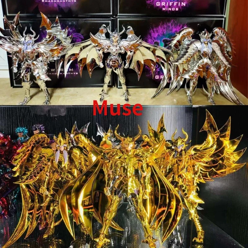 В наличии CS Модель Фигурка Saint Seiya Myth Cloth EX Золото/Серебро Wyvern Rhadamanthys/Garu Malam Aiacos/Griffon