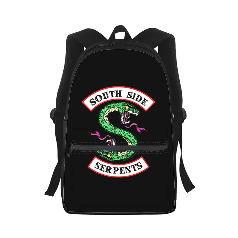 TV Riverdale Men Women Backpack 3D Print Fashion Student School Bag Laptop Backpack Kids Travel Shoulder Bag