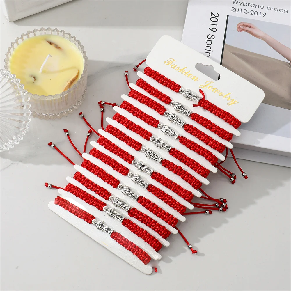 Мексиканские Католические Браслеты Из Зеленых Бусин