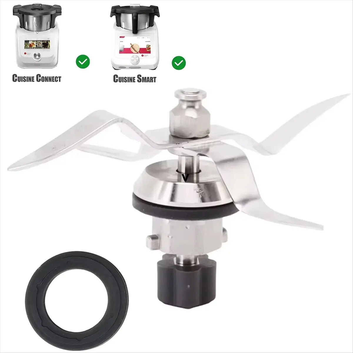 Фото Нож для блендера (A64E) для Monsieur Cuisine Connect SKMC и Monsieur Cuisine Smart SKMS, аксессуар для кухонного комбайна №5