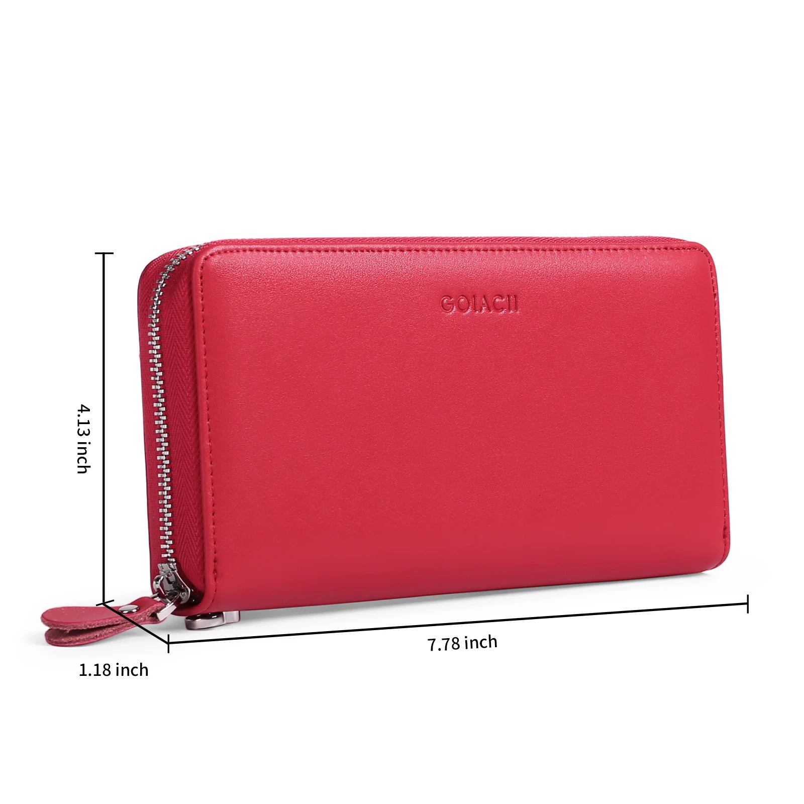 New Women Genuine Leather Handbags Female Multifunctional Large Capacity Wristbant Bags Fashion Wallet For Ladies Phone Purse