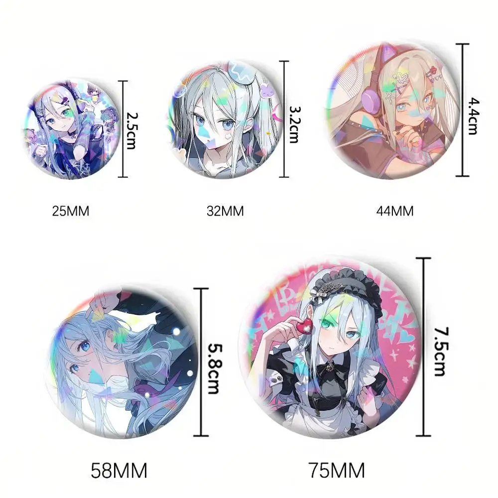 Фото Брошь Yoisaki Kanade Cute K 25-ji Sekai 75мм 58мм 44мм 25мм, значок, аксессуар для рюкзака и головных уборов, игрушка №2