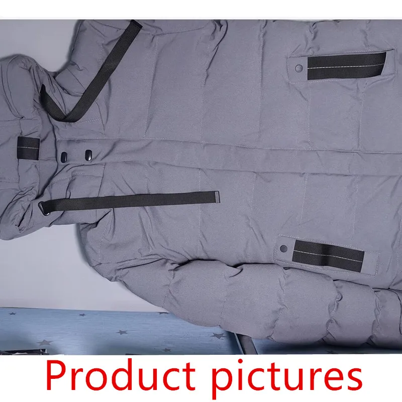 2022 Brand Clothing Men Winter Parka Long Section 3 Colors New Warm Thicken Jacket Outwear Windproof Coat Hooded Plus Size S-4XL