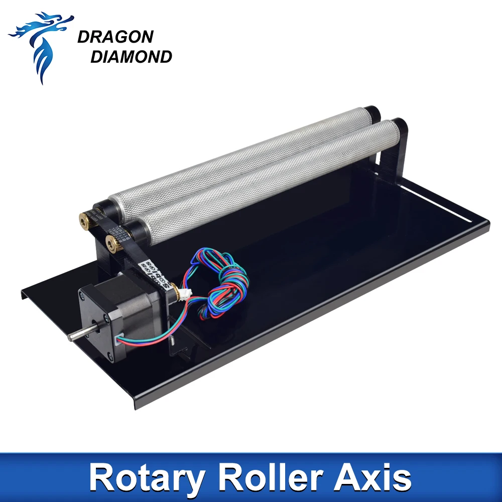 Rotary Rollers K40 Laser Engraving Y-axis Rotating Engraver Module For Cylindrical Cans Cylinders Rotary Table DIY Laser Machine