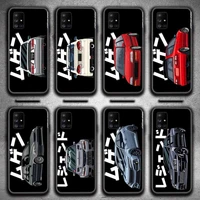 tokyo drift sports car jdm phone case for samsung galaxy a52 a21s a02s a12 a31 a81 a10 a30 a32 a50 a80 a71 a51 5g