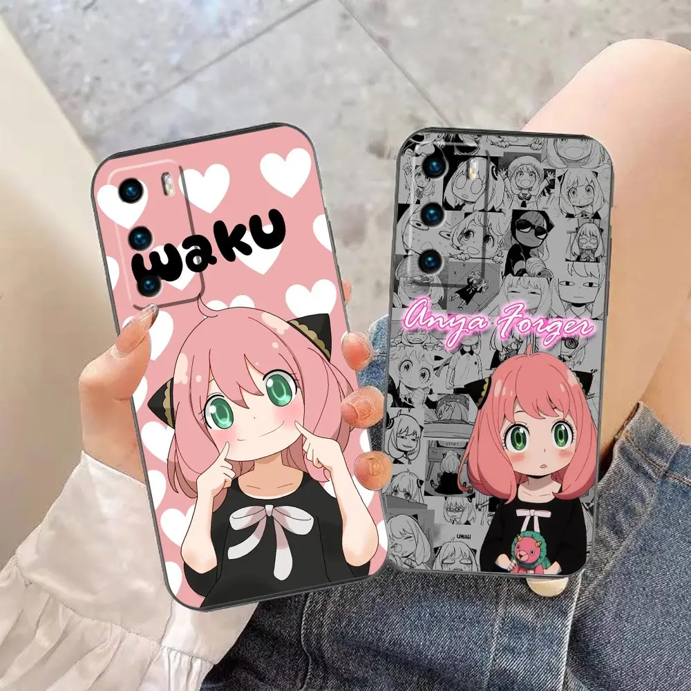 

Funda Coque Case For HUAWEI P50 P40 P30 P20 P10 P9 P8 Plus MATE 30 20 20X 10 9 8 Pro Lite Case Para Anya Forger Spy X Family