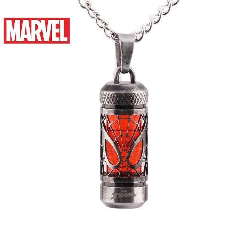 Новое ожерелье Marvel с изображением Человека-паука мужское модное крутое