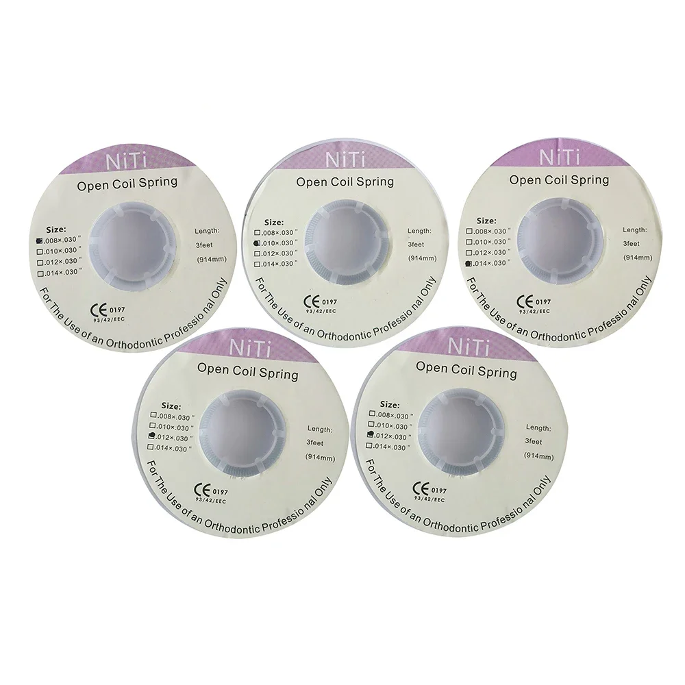 5/10/20 упаковок AG Стоматологические ортодонтические открытые спиральные пружины