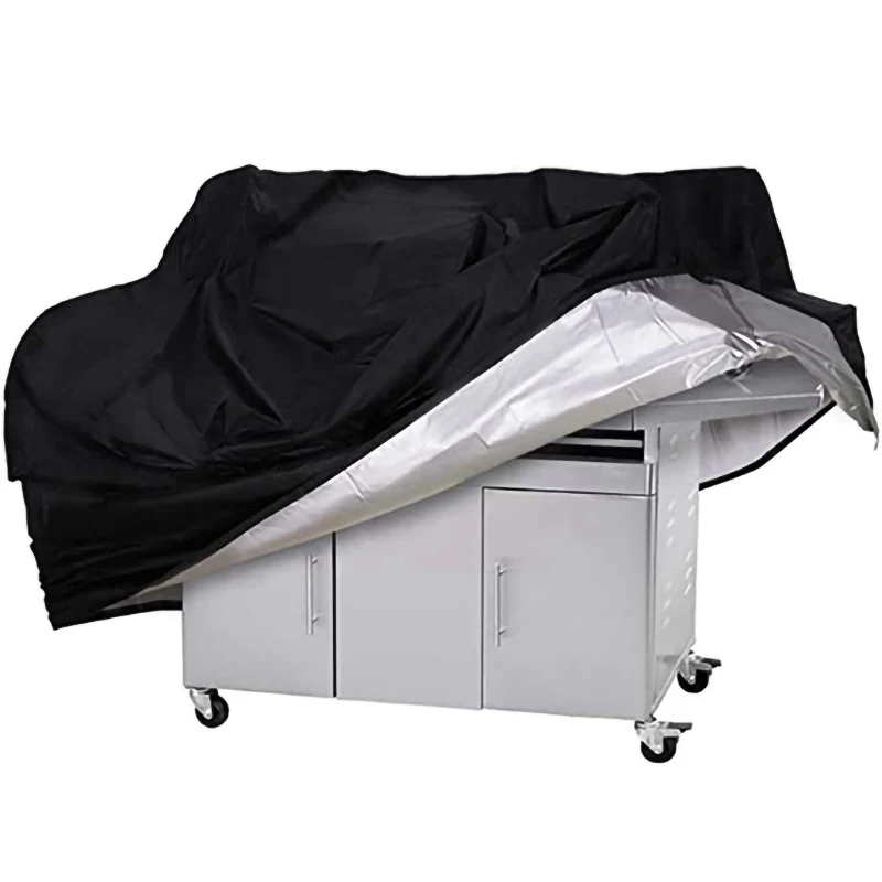 

BBQ Grill Cover Heavy Duty 210D Polyester Waterproof UV Fade Weather Resistant And Windproof Barbeque Accessory