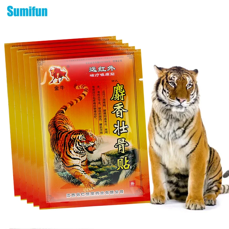 

8/24/40Pcs Red Tiger Balm Joint Analgesic Patch Knee Muscle Pain Relief Sticker Rheumatoid Arthritis Painkiller Medical Plaster