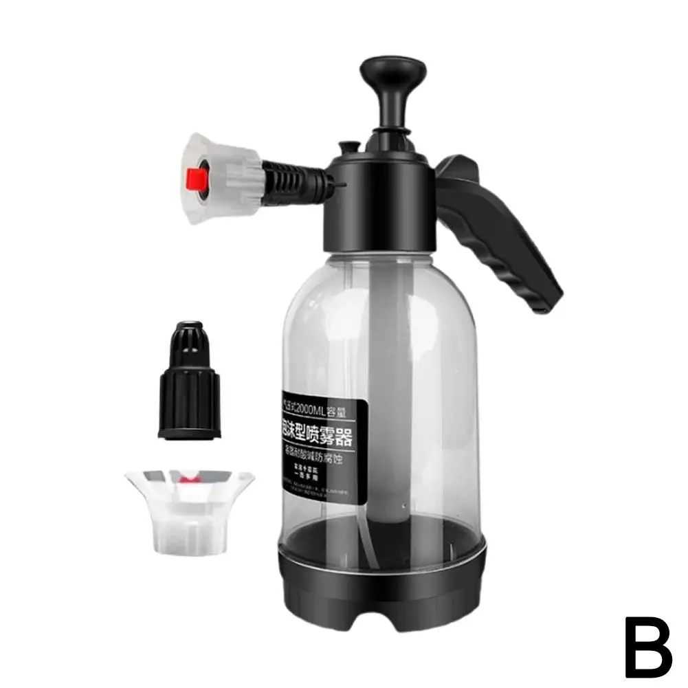 

2л ручной насос, распылитель пены, насадка для пистолета для снежной пены с предохранительным клапаном, распылитель для мойки автомобиля, инструменты для чистки окон