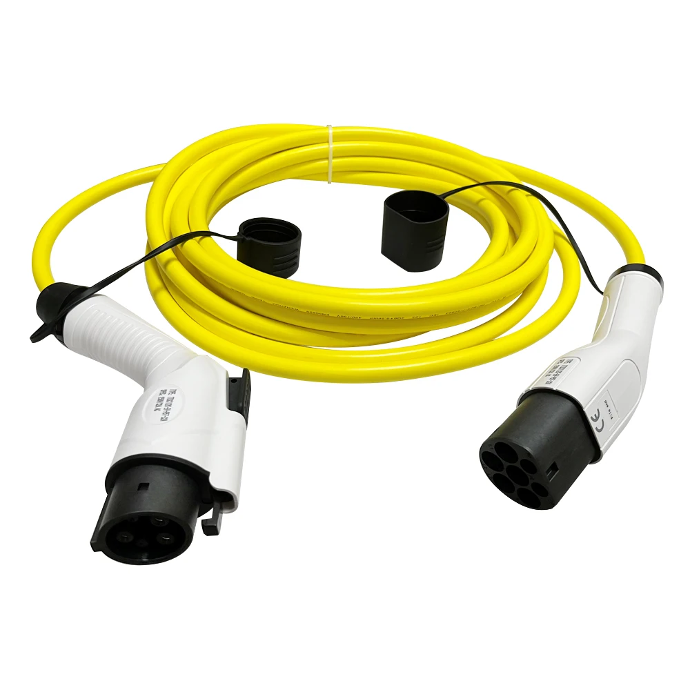 Лидер продаж зарядный кабель для электромобилей типа 2-типа 1 32 А кВт 1-фазный 8 м
