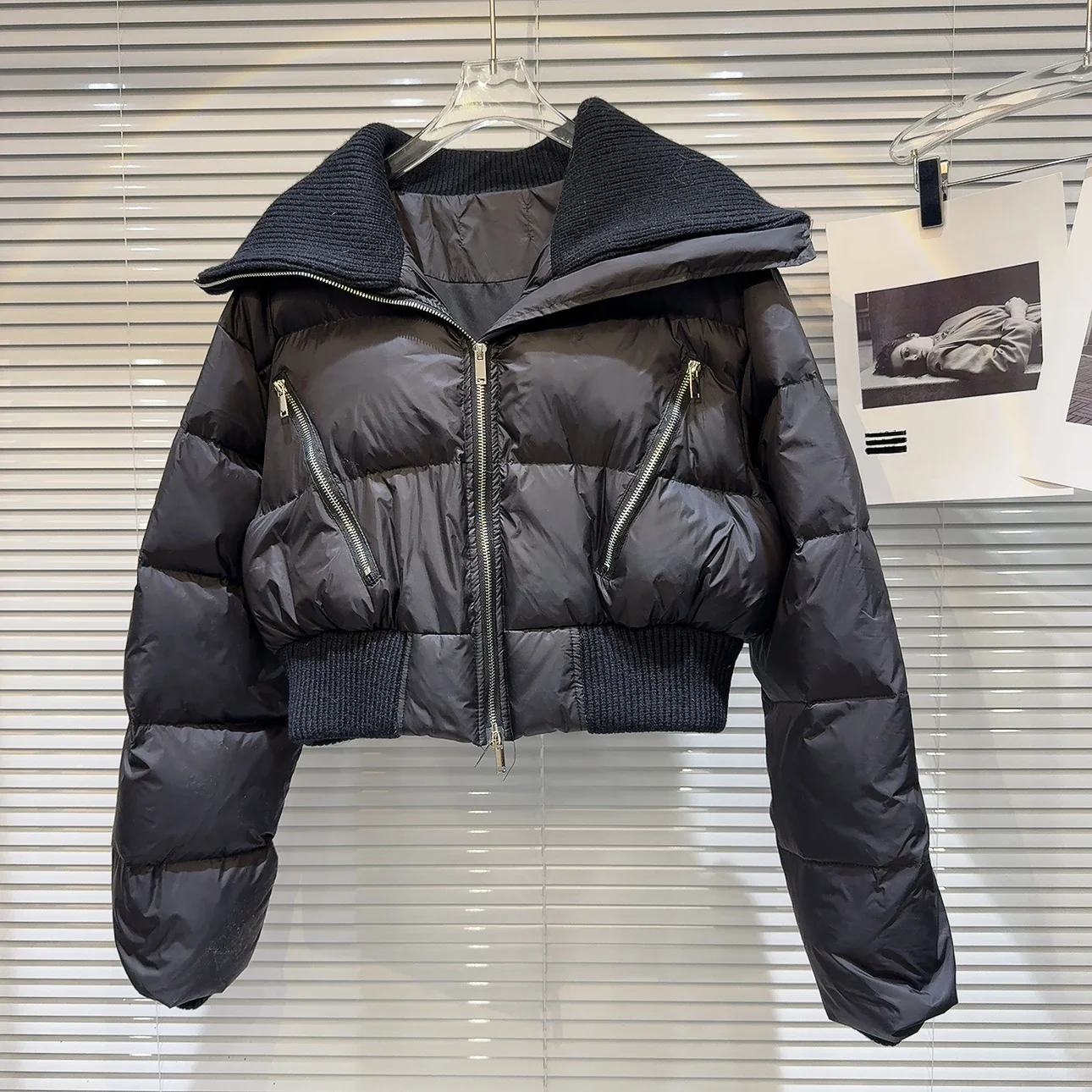 Рисунок 3 - Женский пуховик с отложным воротником