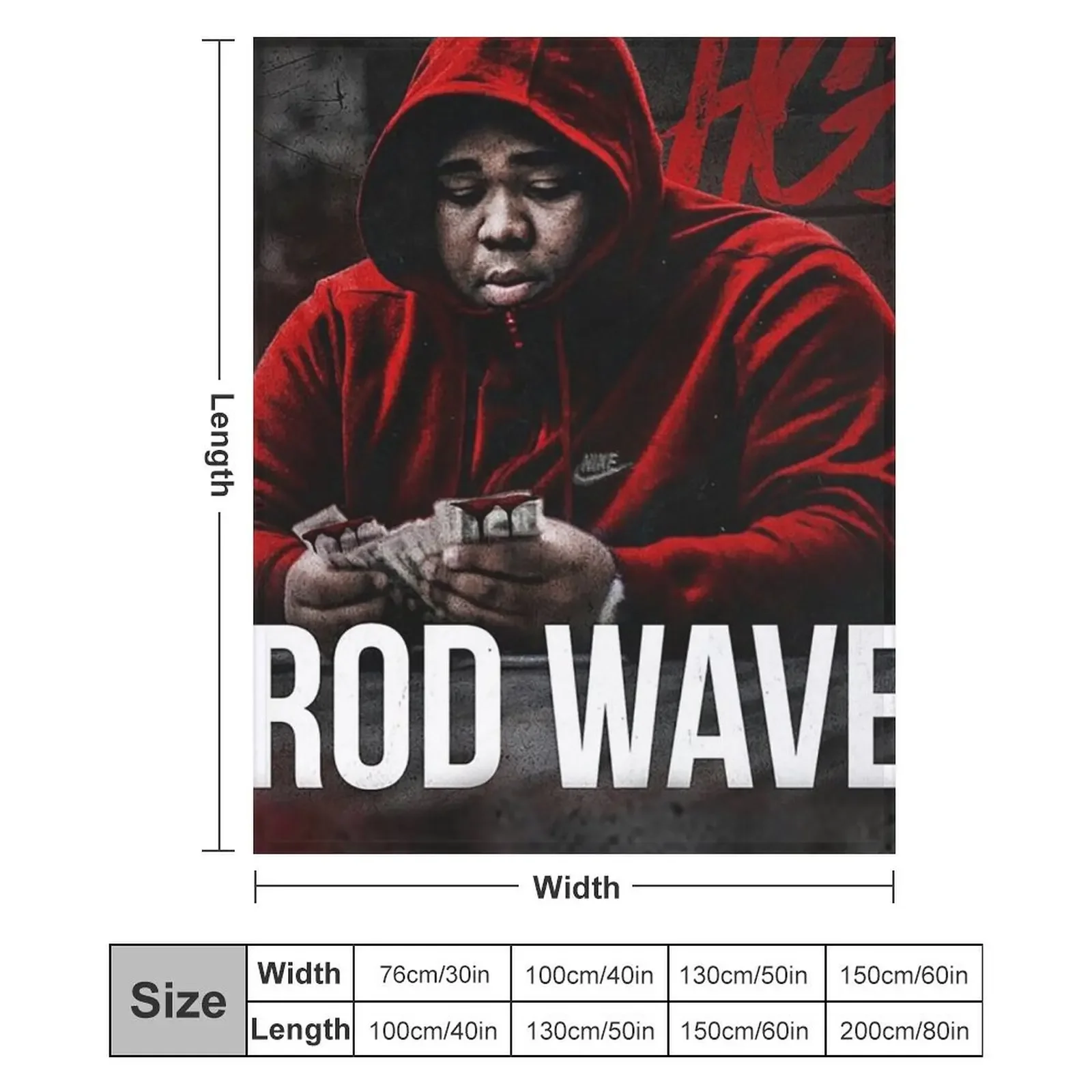 Фланелевое одеяло Fiverod New Rod Gospel American Tour 2020