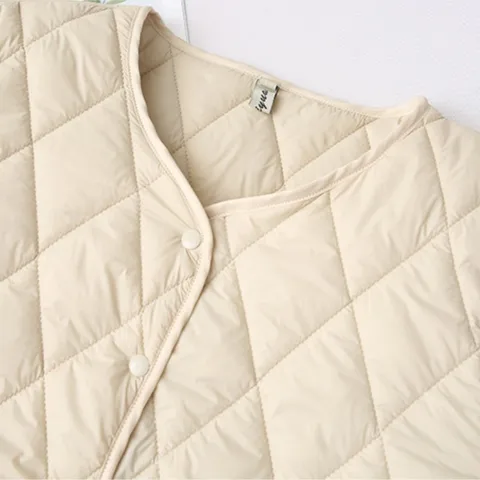 BISENMADE Женская парка осенняя тонкая  плюс сайз